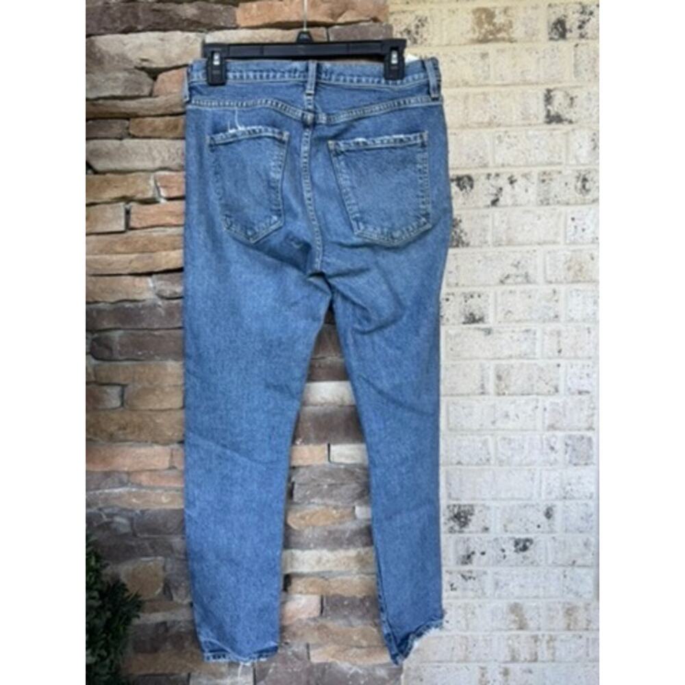 AGOLDE Toni Mid Rise Straight Jeans Women's Size 27 Organic Cotton Made in USA - Picture 4 of 6
